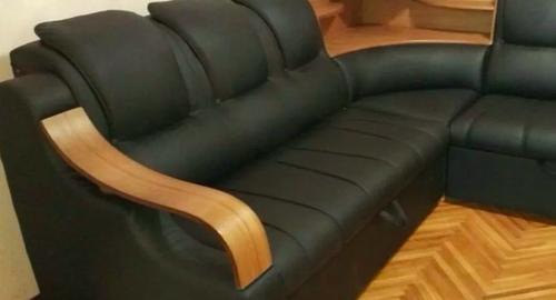 Перетяжка кожаного дивана. Нижнекамск